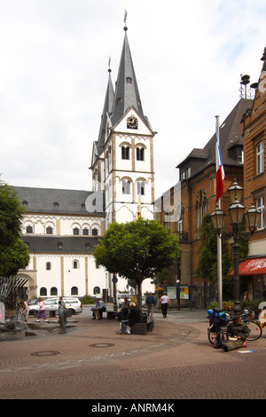 Marktplatz in Boppard Stockfoto