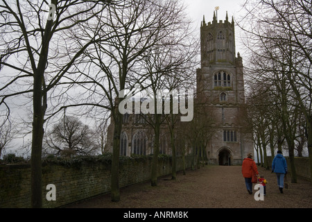 St Mary All Saints Church. Fotheringhay. Northamptonshire, UK. Stockfoto