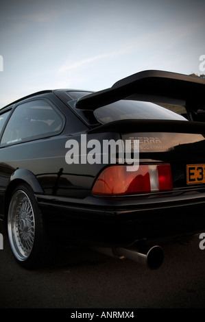 Ford, Cosworth, Sierra, Saphir, Spoiler, hoch, Leistung, Sport, Salon, Icon, Ikone, schnell, Auto, Leistung, hoch, Turin Stockfoto