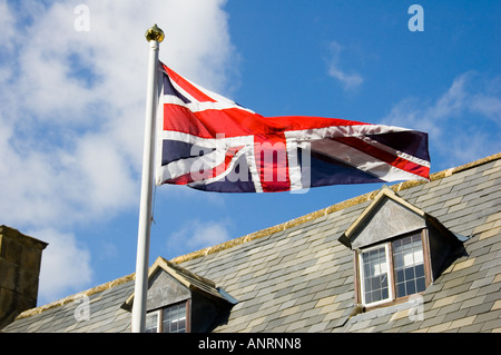 Union Jack-Flagge Stockfoto