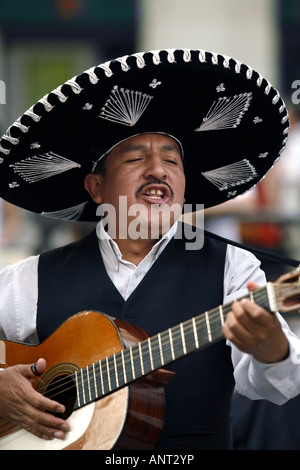 Mariachi Straße Busker, Puerta del Sol, Madrid, Spanien Stockfoto