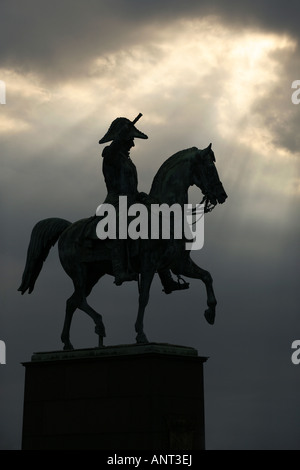 König Charles XIV John Statue, Stockholm, Schweden Stockfoto