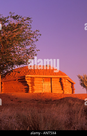 Navajo Indian Hogan Canyon de Chelly National Monument Arizona Stockfoto