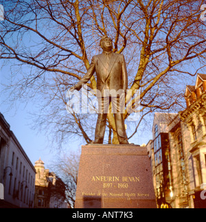 Aneurin Bevan Gründer des National Health Service Cardiff Wales UK KATHY DEWITT Stockfoto