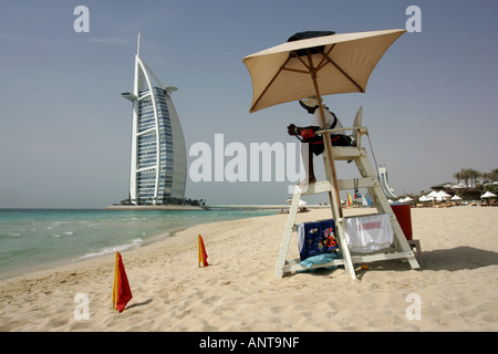 SIND, Vereinigte Arabische Emirate, Dubai, 31.10.2005: 7-Sterne-Luxushotel Burj al Arab Stockfoto