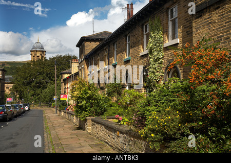 William Henry Street Saltaire Shipley Bradford West Yorkshire UNESCO-Welterbe Stockfoto