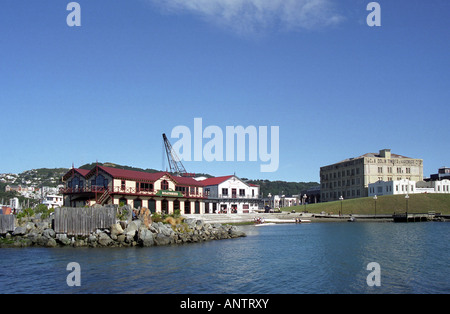 Lambton Harbour, Wellington, Nordinsel, Neuseeland Stockfoto