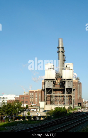 Eine alte industrielle Produktionsstandort zweckgebunden für den Abriss in Indianapolis Indiana IN Stockfoto