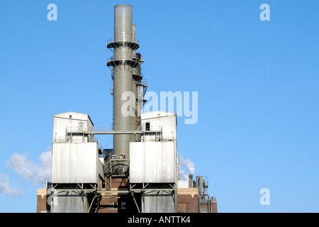 Eine alte industrielle Produktionsstandort zweckgebunden für den Abriss in Indianapolis Indiana IN Stockfoto