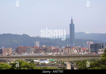 Das ehemalige höchste Gebäude Welt, Taipei 101 Stockfoto