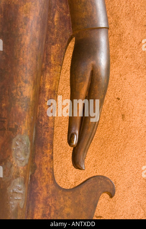 Details des Buddha im Wat Sa Si Vientiane Laos Stockfoto