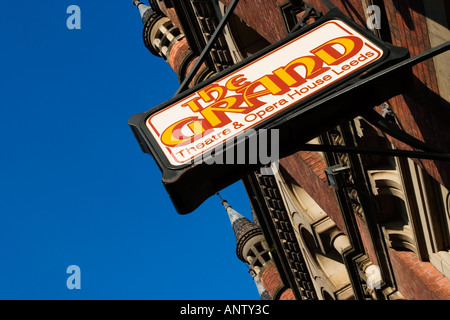 Die Grand Theater und Opernhaus vor umfangreichen Renovierungsarbeiten fällig 2006 in Leeds, West Yorkshire, England Stockfoto