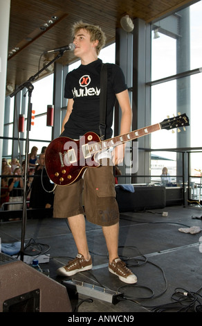 Tom Fletcher von McFly-Boy-band Stockfoto