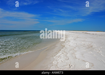 Florida Gulf Islands National Seashore Strand am Golf von Mexiko niemand kopieren Raum Text Raum offener Raum Stockfoto