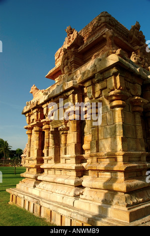 Tempelturm des alten Gangai Konda Cholapuram Tempel Tamil Nadu Indiens Stockfoto