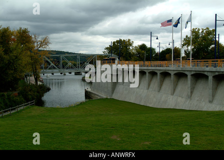 Erie Kanalschleuse Waterford New York USA Stockfoto