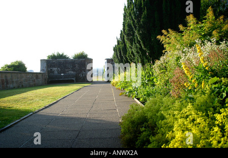 Pfad im formalen Garten Chatelherault Country Park Hamilton-Schottland Stockfoto