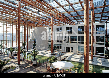 Innenansicht der Akademie Mont-Cenis, Deutschland, Nordrhein-Westfalen, Ruhrgebiet, Herne Stockfoto