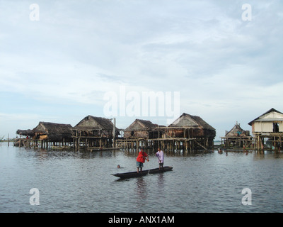 Kambara Dorf, Papua Neu Guinea Stockfoto