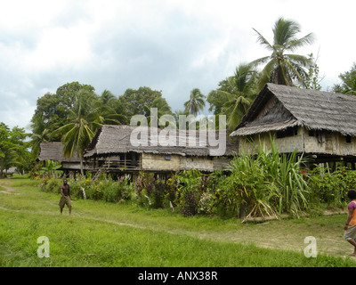 Dorf in Kambod, Papua-Neu-Guinea Stockfoto