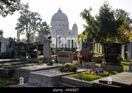 Dr. Karl Lueger-Gedaechtniskirche in den Zentralfriedhof (Zentralfriedhof), Österreich, Wien Stockfoto