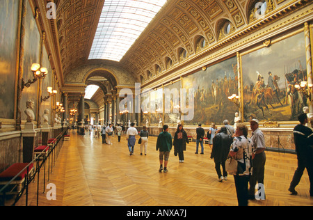 Versailles: Galerie des Batailles, Schloss Versailles, Versailles, Region Île-de-France, Frankreich, Europa Stockfoto