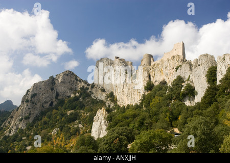 Château de Peyrepertuse Aude Frankreich Stockfoto