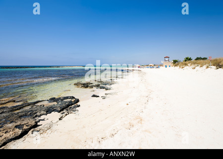 Agia Thekla Strand in der Nähe von Ayia Napa, Ostküste, Zypern Stockfoto