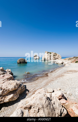 Aphrodite Felsen (oder Petra Tou Romiou), in der Nähe von Pissouri, Westküste, Zypern Stockfoto