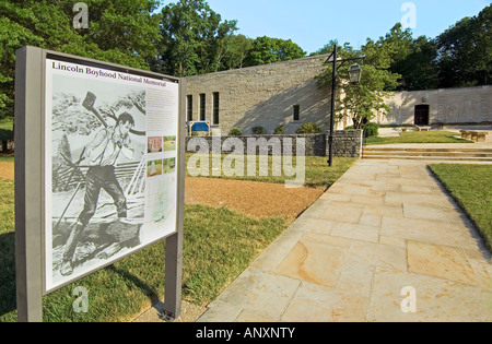 Lincoln Boyhood National Memorial, Lincoln City IN Stockfoto