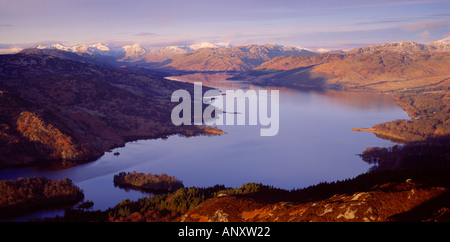 Loch Katrine, Trossachs, Stirling, Schottland. Blick vom Ben a Stockfoto