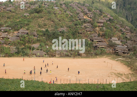 Asien, Thailand, NLD (birmanischen Nationalliga für Demokratie-Partei) Flüchtlingslager Stockfoto