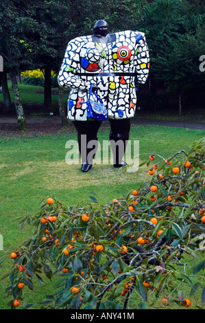 Japan, Insel Honshu, Kanagawa Präfektur, Fuji Hakone Nationalpark, Chokokunomori Klangskulptur Park. Miss Black Power 1968. Stockfoto