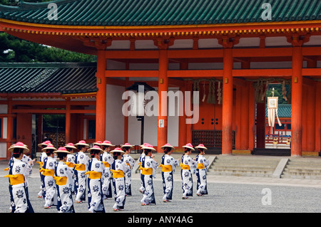 Japan, Insel Honshu, Kyoto Präfektur, Stadt Kyoto. Jidai Festival aller Zeiten. Stockfoto