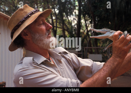 Australien, Western Australia, Kimberley, Broome, Crocodile Park, Malcolm Douglas Stockfoto