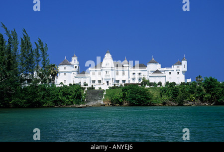 Jamaika, Port Antonio, Trident Schlosshotel. Stockfoto