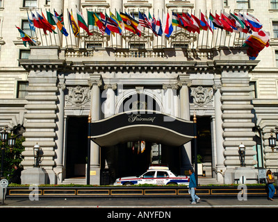 Das Fairmont Hotel San Francisco Nob Hill Stockfoto