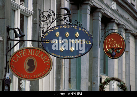 Nordamerika, Kanada, Quebec, Montreal. Die Altstadt von Montreal, Rue Saint Paul Stockfoto