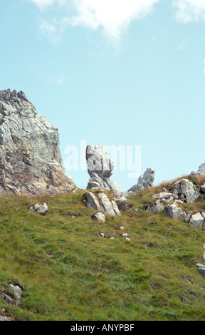 Felsige Landschaft in Gastein Bereich Alpen Österreich Stockfoto