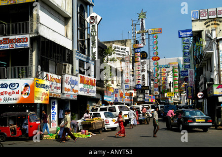 Sri Lanka Markt Shop Colombo Street Handel shopper Stockfoto