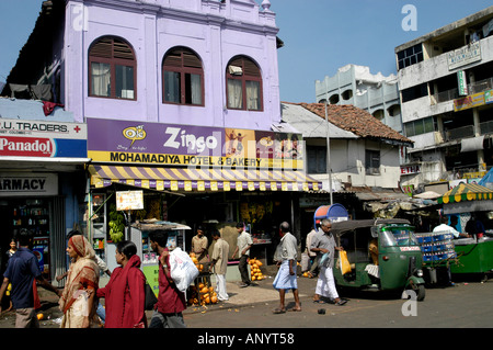 Sri Lanka Markt Shop Colombo Street Handel shopper Stockfoto