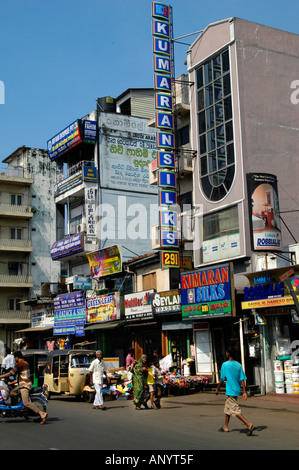 Sri Lanka Markt Shop Colombo Street Handel shopper Stockfoto