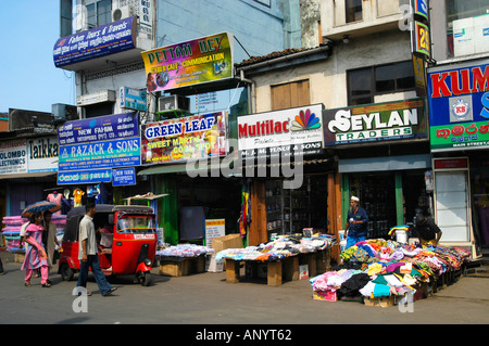 Sri Lanka Markt Shop Colombo Street Handel shopper Stockfoto