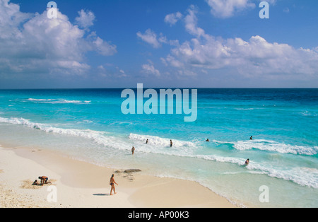 Strand Playa del Carmen resort Cancun Mexiko Stockfoto