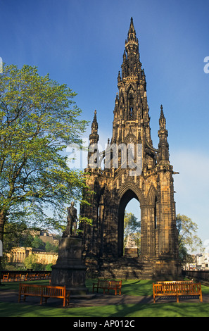 Schottland Edinburgh Scott Monument Stockfoto