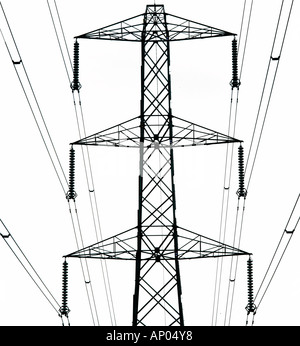 Strom-Pylon-england Stockfoto