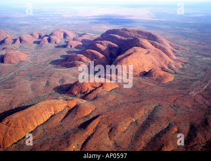 Luftbild des Mount Olga Northern Territory Australien Stockfoto