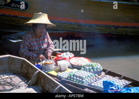 Bangkok-schwimmende Markt Stockfoto