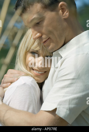 Paar, umarmen Stockfoto