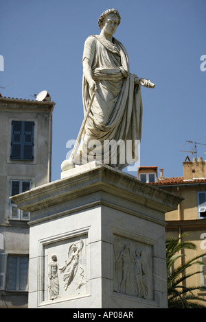 Napoleon-Statue, Ajaccio, Korsika, Frankreich Stockfoto